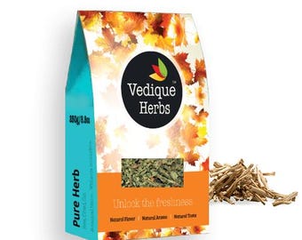 VEDIQUE HERBS Organic Shatavari Root (Asparagus racemosa) - 250g (8.8oz) | Raw, Crude, Dried | T-Cut | Premium Grade