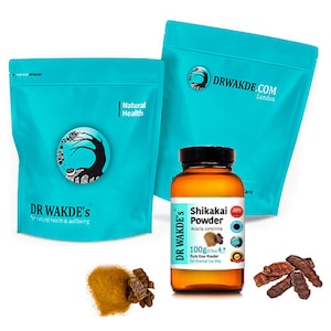 DR WAKDE&#39;S Shikakai Powder (Acacia concinna) | Pure, Raw & Dried Powder | Ayurvedic Herb | Vegan | Same Day Dispatch