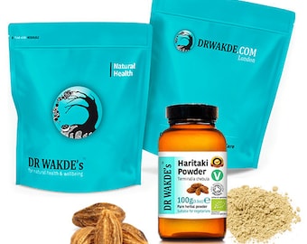 DR WAKDE'S Organic Haritaki Powder (Hirda | Terminalia chebula)  | Pure, Raw & Dried Powder | Ayurvedic Herb | Vegan | Same Day Dispatch