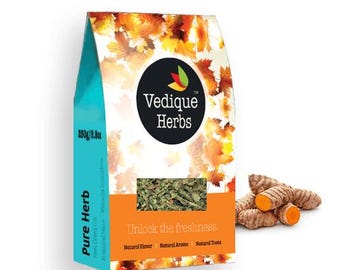 Tulsi biologico (Basilico santo | Ocimum sanctum) - 250g (8.8oz) | Crudo, grezzo, essiccato | Taglio a T | Grado Premium