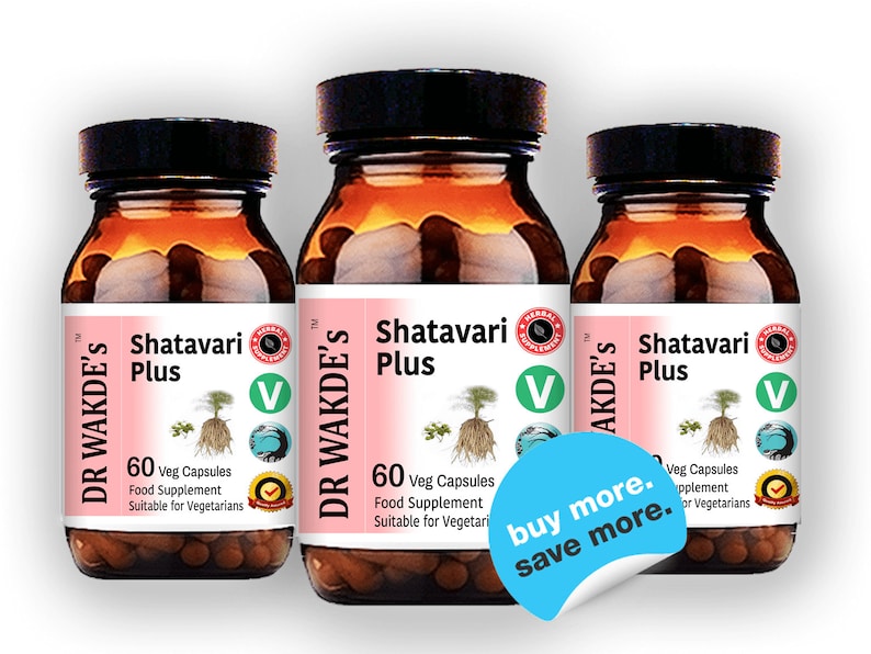 DR WAKDE'S Shatavari Plus-capsules | 60 Veg Caps | Menopauze Kruiden* | Vrouwentonic | Plantaardig Supplement | Veganistisch | afbeelding 6