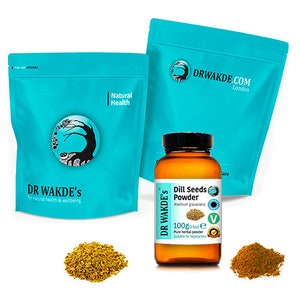 DR WAKDE'S Dill Seeds Powder (Anethum graveolens) | Pure, Raw & Dried Powder | Ayurvedic Herb | Vegan | Same Day Dispatch