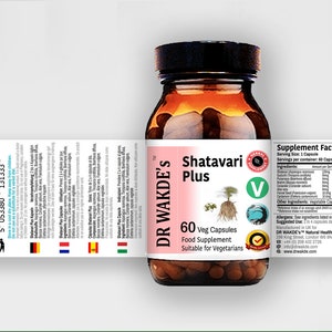 DR WAKDE'S Shatavari Plus-capsules | 60 Veg Caps | Menopauze Kruiden* | Vrouwentonic | Plantaardig Supplement | Veganistisch | afbeelding 3