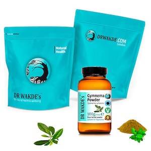 DR WAKDE&#39;S Gymnema Powder (Gudmar)  | Pure, Raw & Dried Powder | Ayurvedic Herb | Vegan | Same Day Dispatch