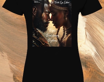 The Fourth Eye Edition. Black Love Reigns T-shirt. Contemporary Fiction Book Lovers.