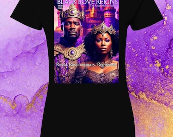 Royal Mystics Edition. Black Love Reigns T-shirt. Contemporary Fiction Book Lovers.