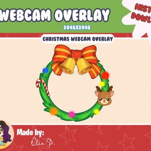 Christmas Animated webcam overlay / Youtube / Emote / Twitch