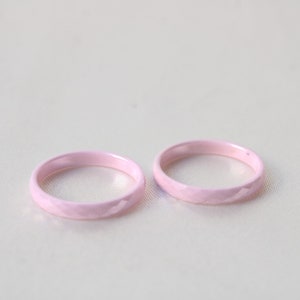 Charming Pink Ceramic Ring, A Delicate Touch of Color and Style,impress yourself and your surroundings....