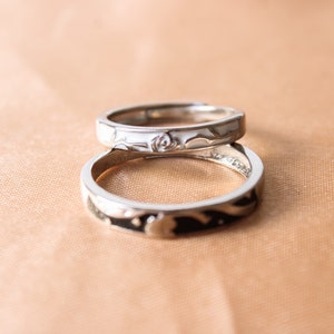 Stylishly Designed Symbol of Love Couple Matching  Rings,Outstanding Gift for him,her.