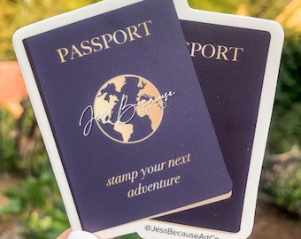 Stamp Your Next Adventure Travel Inspired Sticker