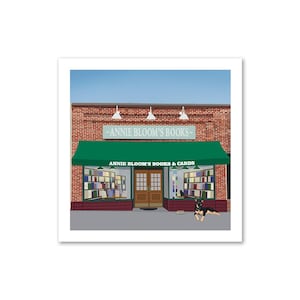 Limited Edition Signed Annie Bloom&#39;s Bookstore | Giclée Art Print | Portland, Oregon Art | Multnomah Village