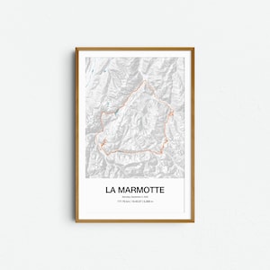 GPX or Strava personalized cycling poster - cycling gift image 3