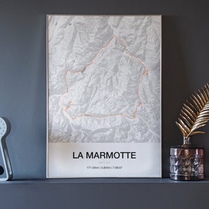 GPX - Impression d'art mural Strava - Impression d'art de carte cycliste personnalisée - Cadeau cycliste - Design minimaliste