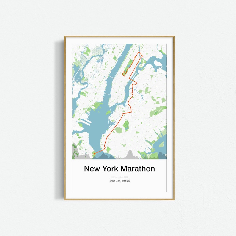 GPX or Strava personalized cycling poster - cycling gift image 5