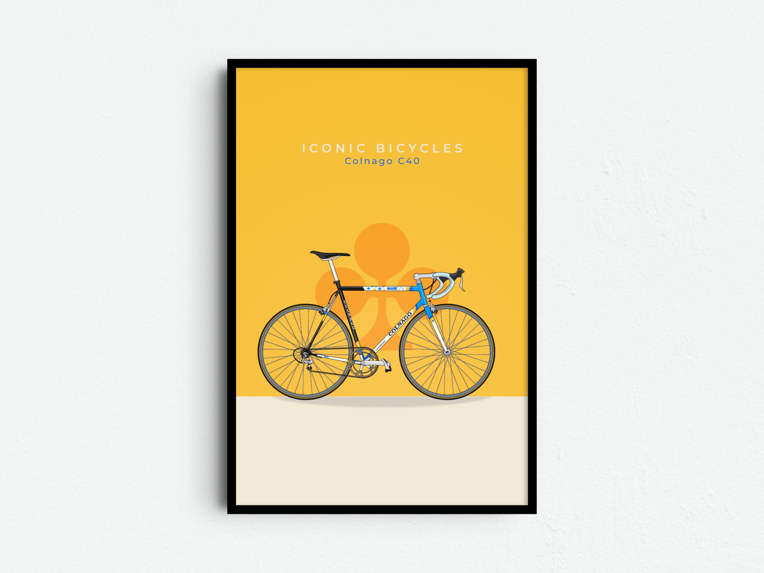 Poster Atelier Colnago Master Iconic, Format A3, Campagnolo C Record, Neuf