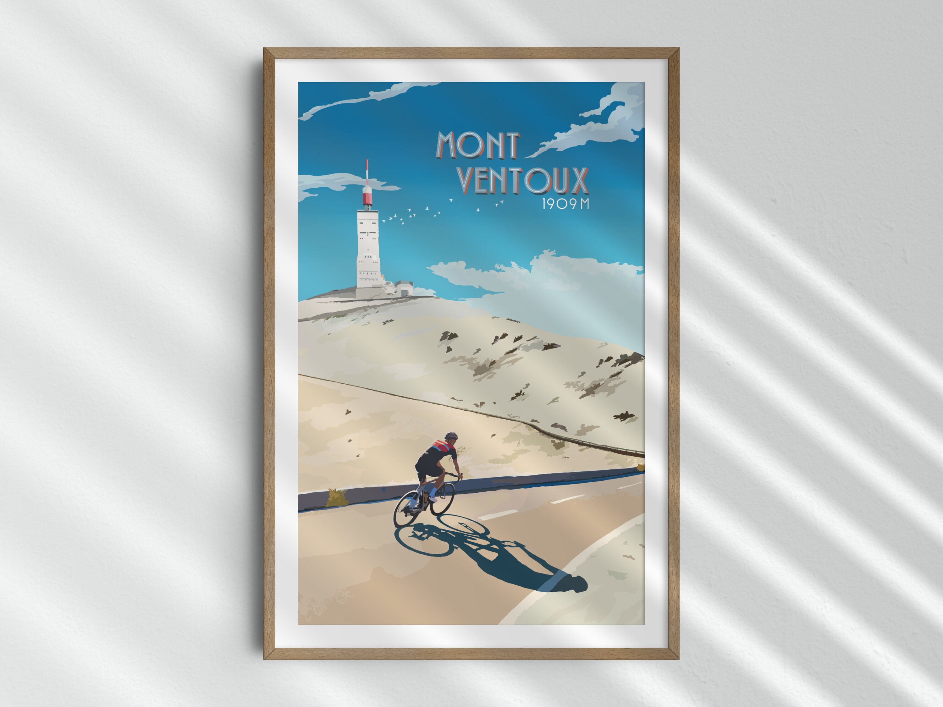 Discover Voyage Vélo Mont Ventoux Affiche