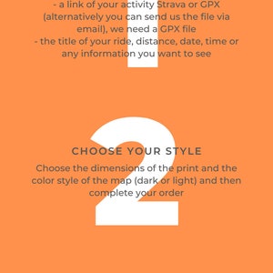 GPX or Strava personalized cycling poster - cycling gift image 9