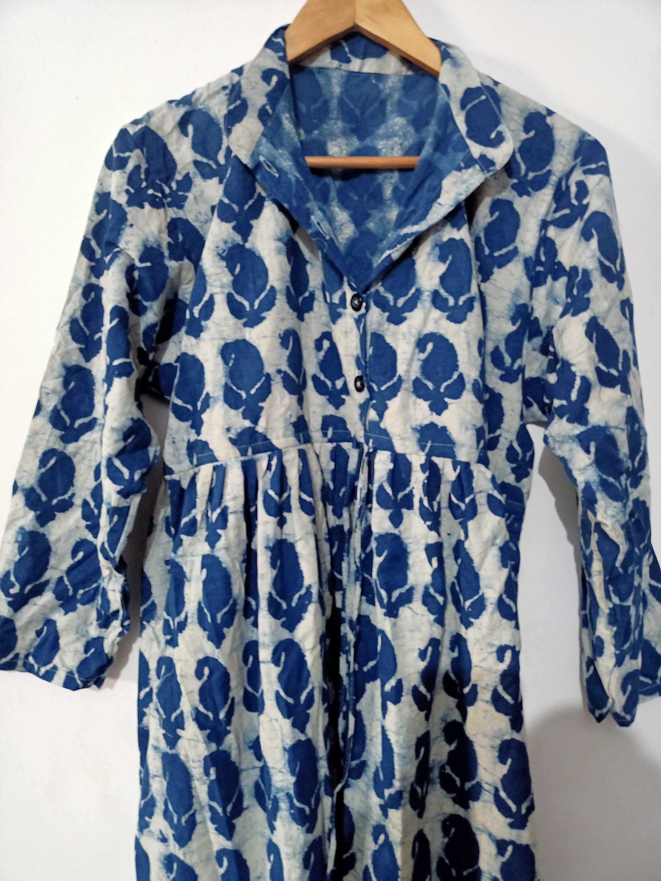 Missy Plus Indigo Indian Cotton Block Print Tiered Sleeveless Long Dress Assortment