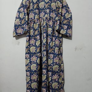 Cotton Dress, Women&#39;s Dress,Maxi Dress, Indian Cotton Dress, Block Print dress, Summer Dress,Skater And Circles Dress, Long Dress,Boho Dress