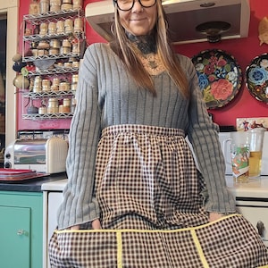 Check Vintage Apron