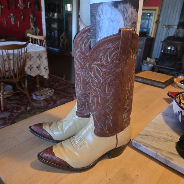Bottes Cowboy Tony Lama Pour Femme - Pointure US 7 - Occasion