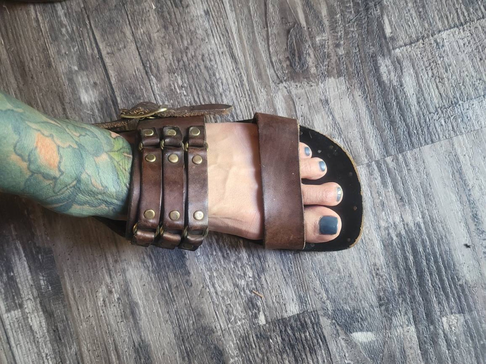 Vintage Mens Hippy Sandals Etsy
