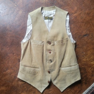 Vintage Suede Vest
