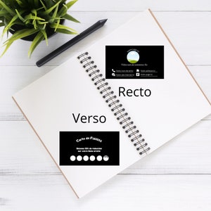 Loyalty Card Template, Modern Customer Loyalty Cards, Editable Rewards Card, Printable Loyalty Cards