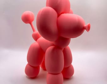 Balloon Dog Figure Poodle Home Decor Gift Ornament Dog Lover Present Fun Novelty UK Handmade
