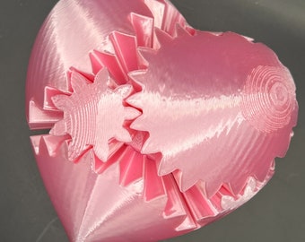 Heart Gear Fidget Spinner Toy — Sensory Desk Toy, Unique Gift for Teens, UK Handmade