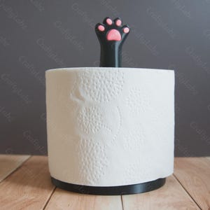 Cat Paw Toilet Roll Holder, Funny Bathroom Decor, Cat Gift, Spare Loo Roll Holder, Novelty Home Accessory, Cat Lover Gift, Quirky Bathroom