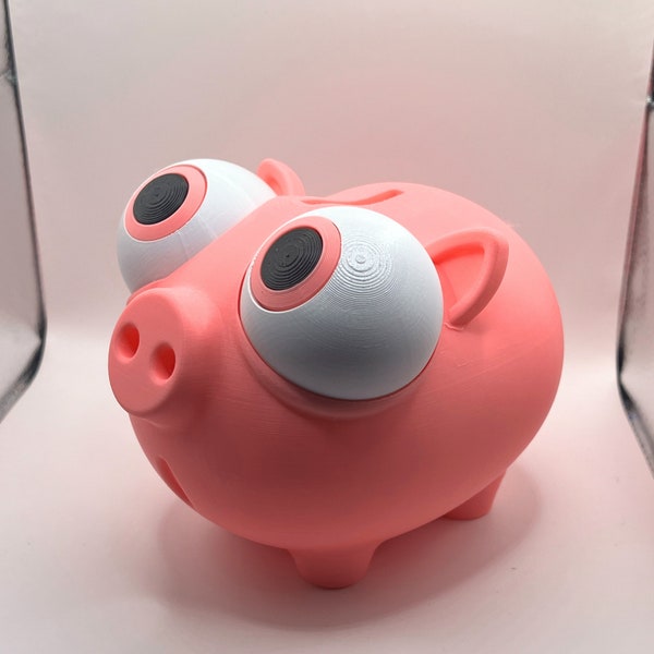 Percy Pig Piggy Bank / Money Box 3D Printed