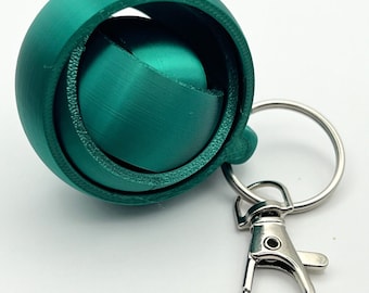 Gyroscopic Fidget Keychain | Anxiety Relief Sensory Toy | Eco Friendly UK Handmade Fidget Gift