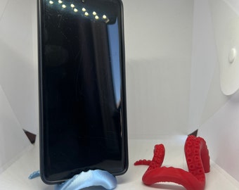 Octopus Tentacle Phone Stand Desk Holder Cute Novelty Gift for Desk Workers Ocean Decor