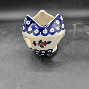 Polish pottery  candle holder