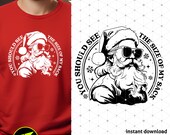 You Should See the Size of my Sack SVG, funny christmas svg files for cricut, christmas shirts svg, santa svg, christmas decor svg