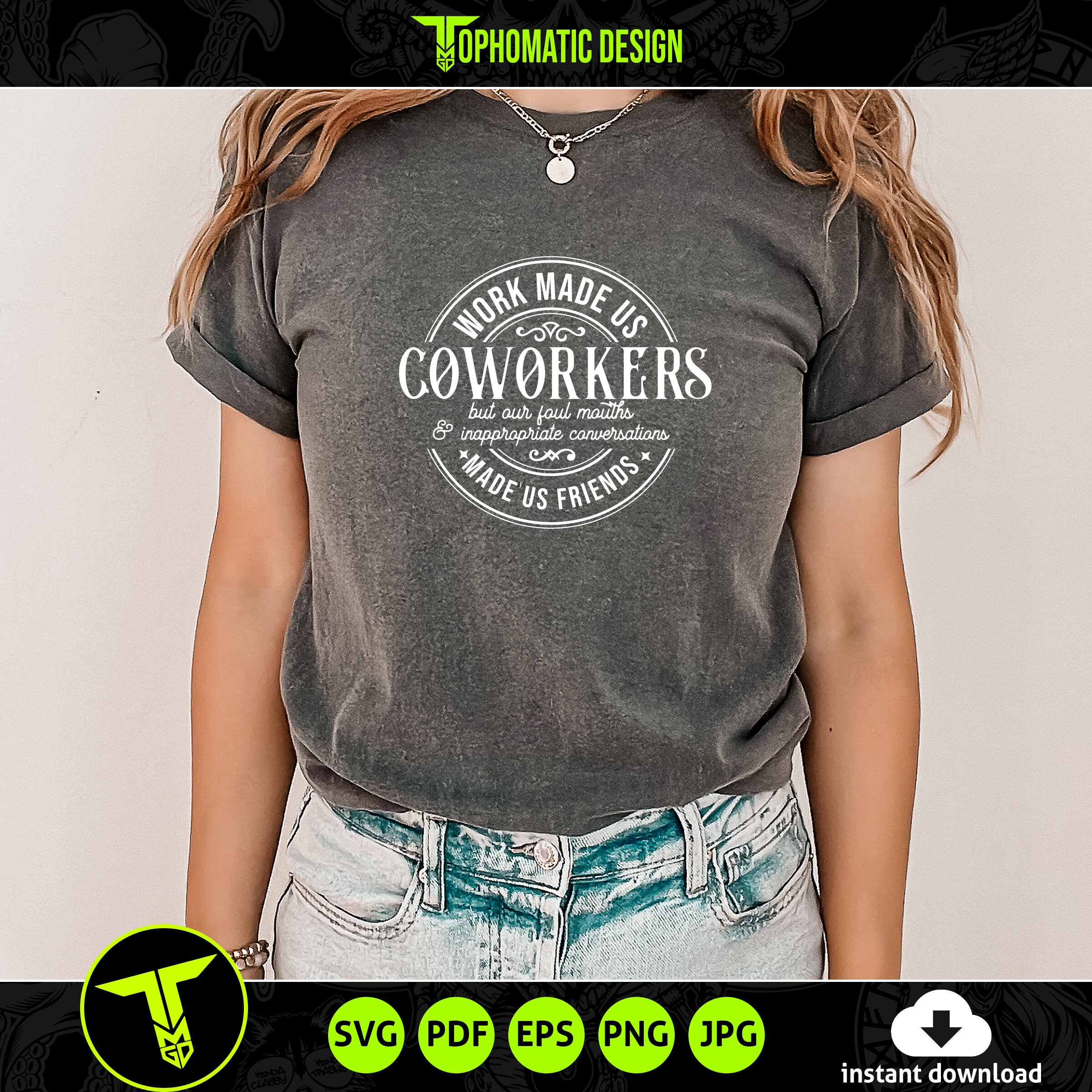 Work Made Us Coworkers SVG, Funny Coworker SVG, Work Husband, Work Wife ...