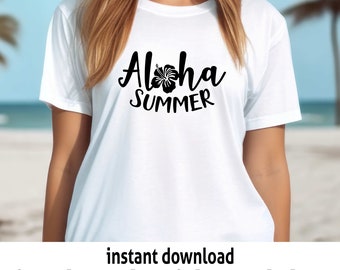 Aloha Summer SVG | Pineapple Beach Vacation (Digital Download)