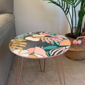 Tropical End Table Etsy UK