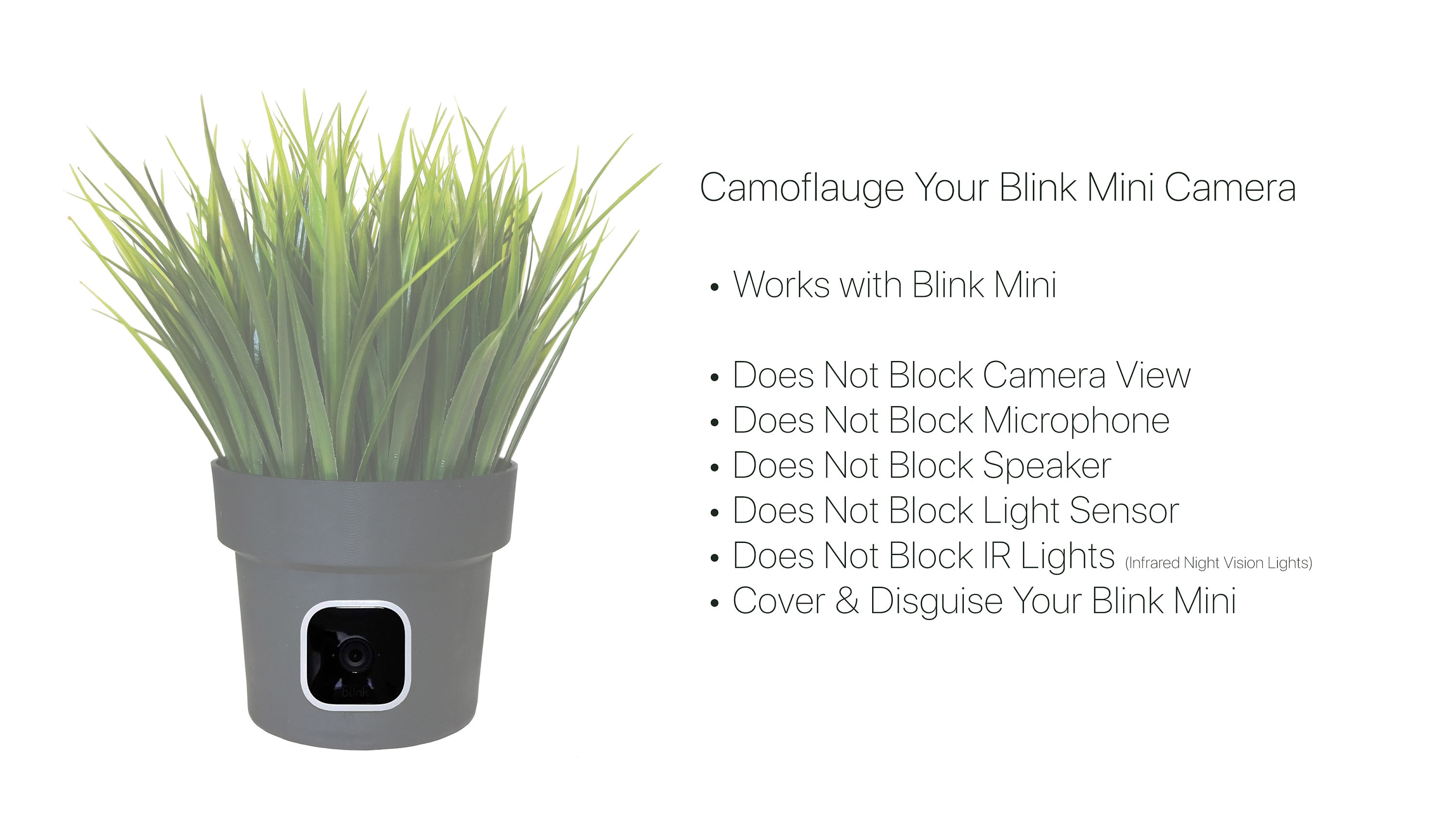 Blink Mini Cover Disguise Camouflage Case Hide Your Blink Mini Camera