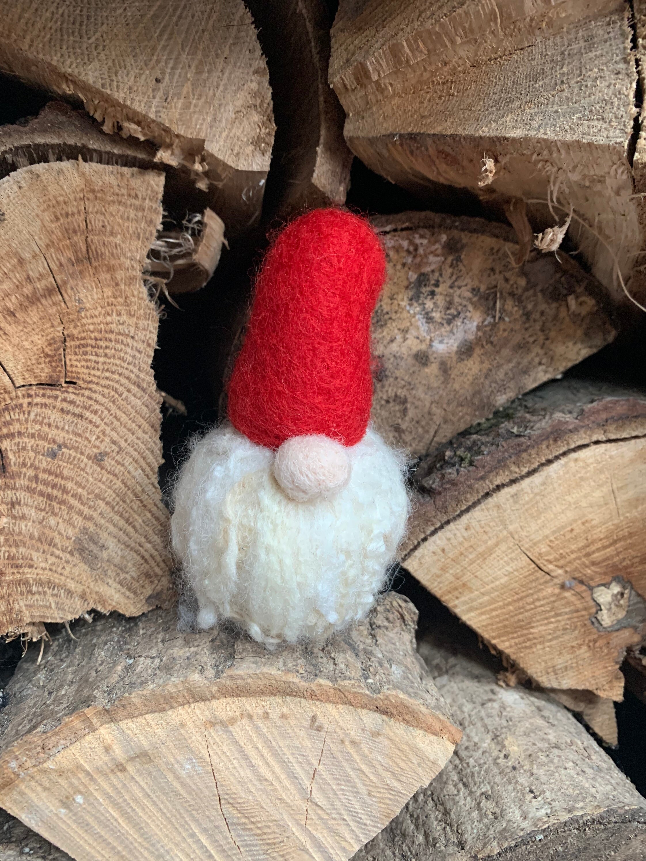Needle felted Christmas gonks / gnomes Etsy