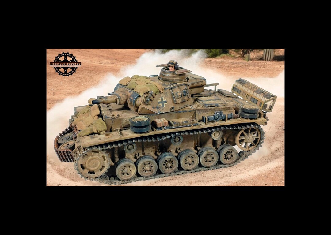 Camion Cisterna Wehrmacht L4500R Afrika Korps - Modello Stampa 3D Scala 1/87 Per Diorami