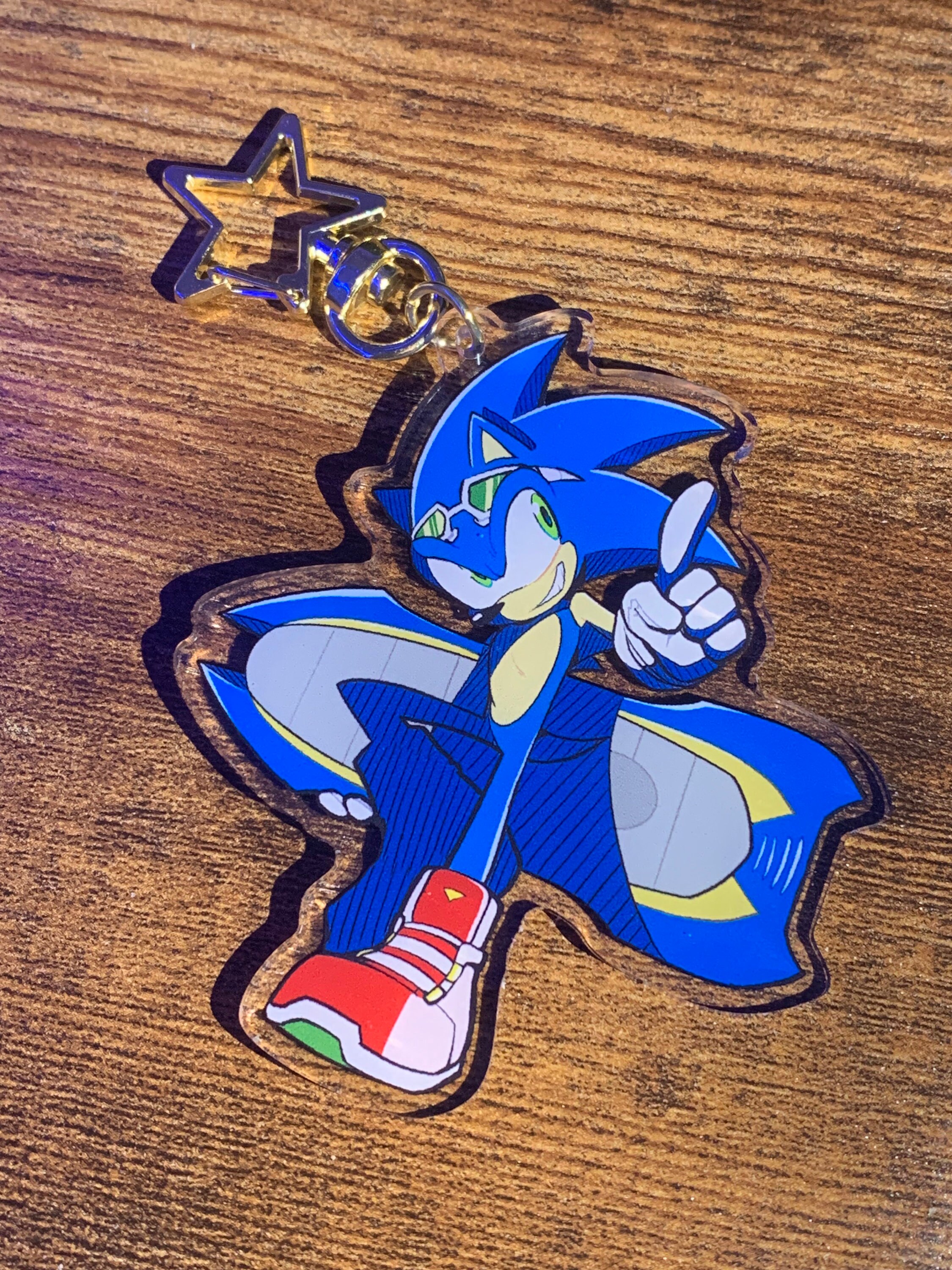 SEGA Sonic Adventure 2 Battle Acrylic Pin Sonic the Hedgehog