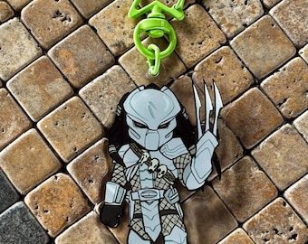 Alien Hunter Acrylic Keychain