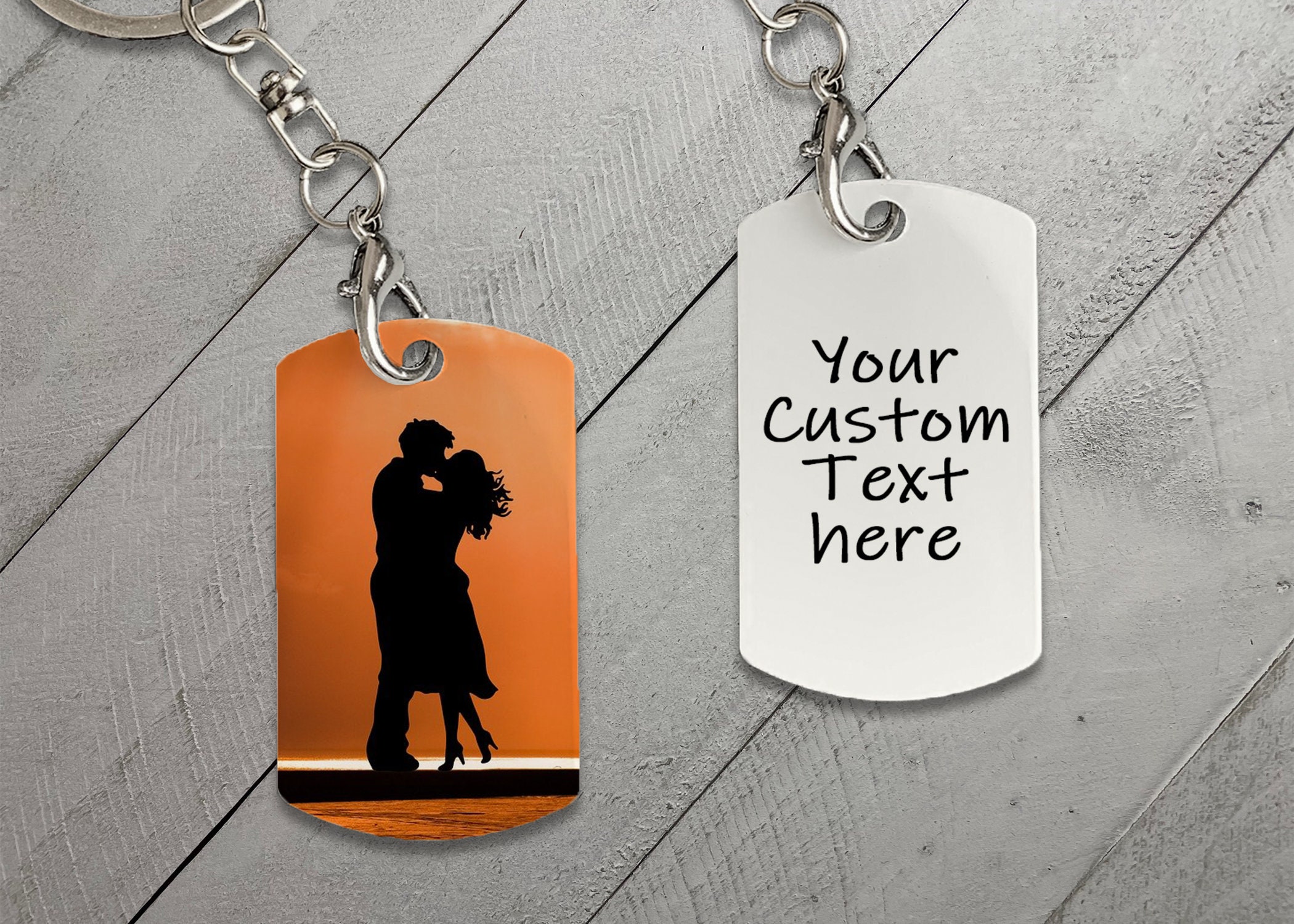 Custom Keychain gift Photo Keychain Picture keychain Etsy