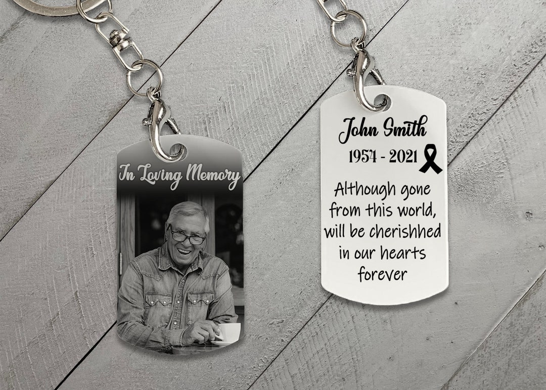 In Loving Memory Keychain Loss of a Loved One Memorial Gift Death of a