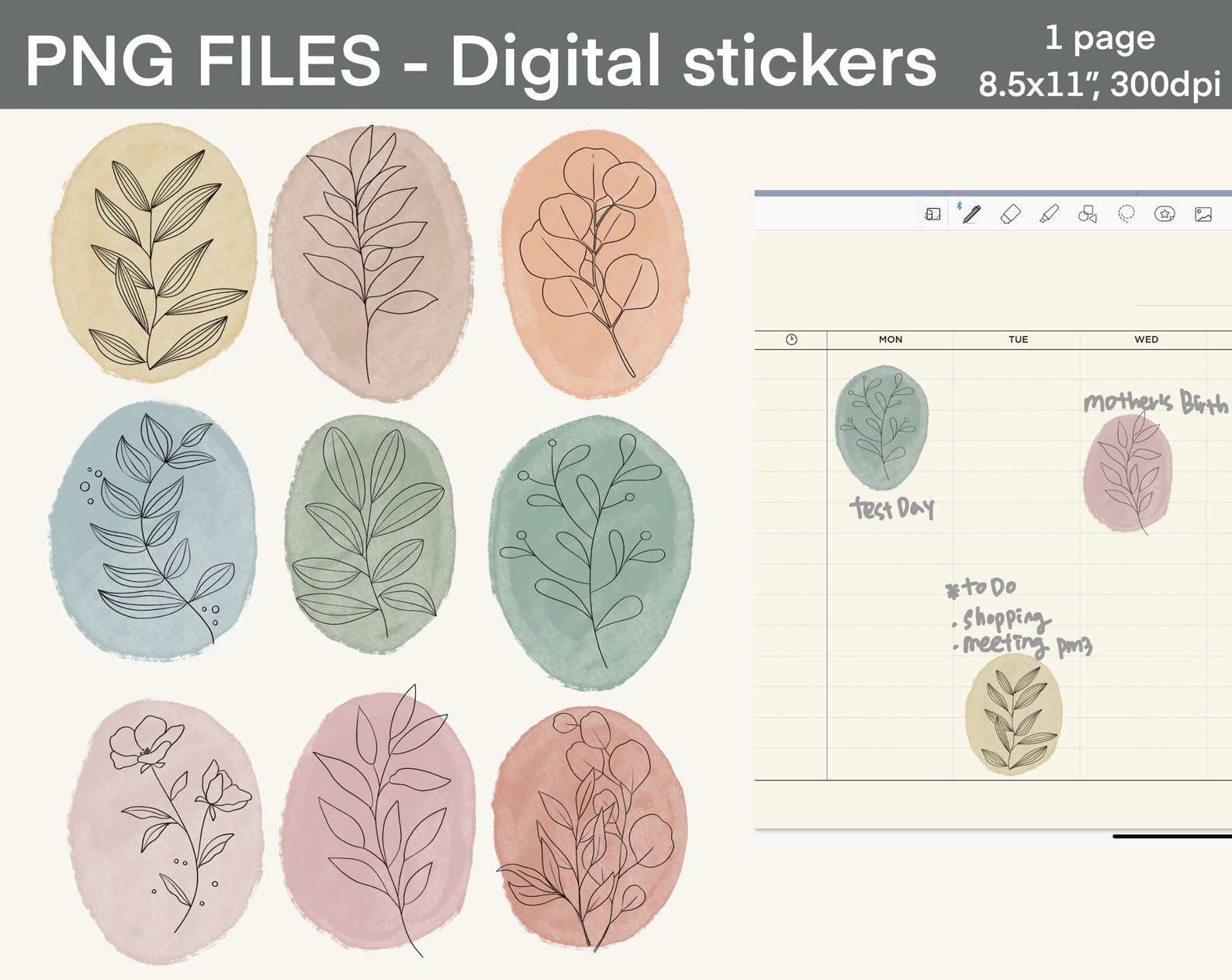 goodnotes stickers png