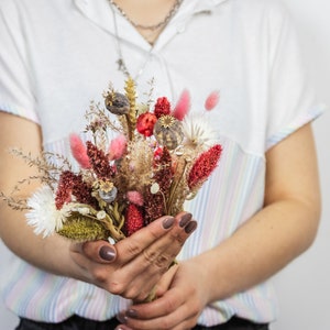 Amelia | Boeket droogbloemen | Droogbloemstuk | Woondecoratie | Gemengd boeket | Kleurrijk boeket | Verjaardagscadeau | Geschenken | Bruids