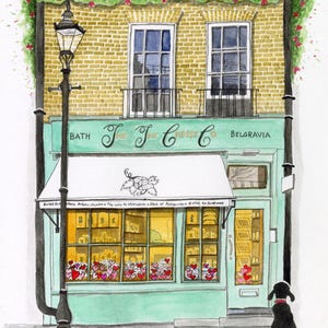 Print of The Fine Cheese Co. - A cheese shop in London!