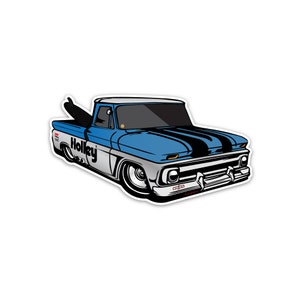 HW Chevy &#39;62 Blue Holley  Sticker